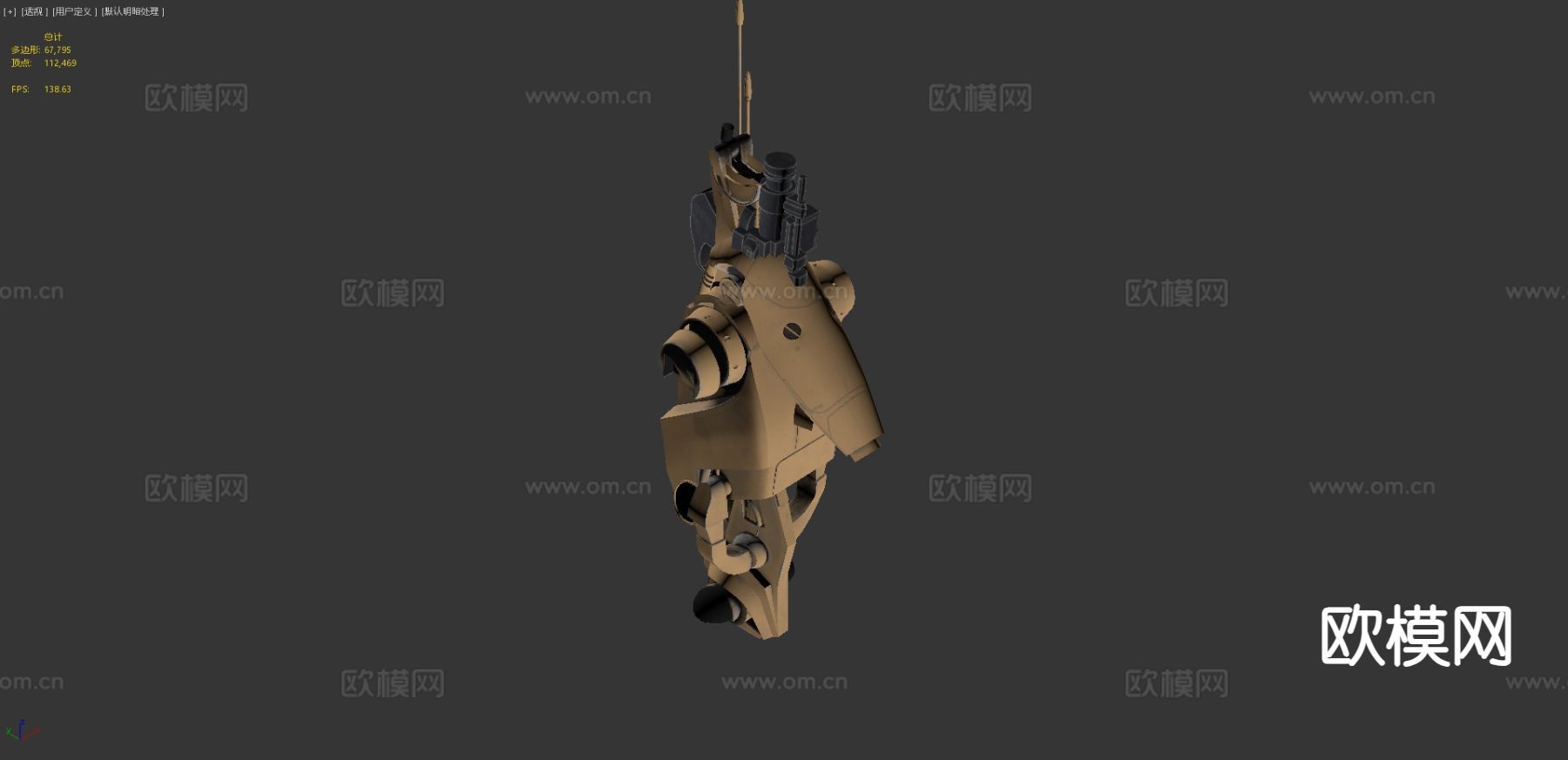 机器人 星球大战3d模型下载（渲染图5）