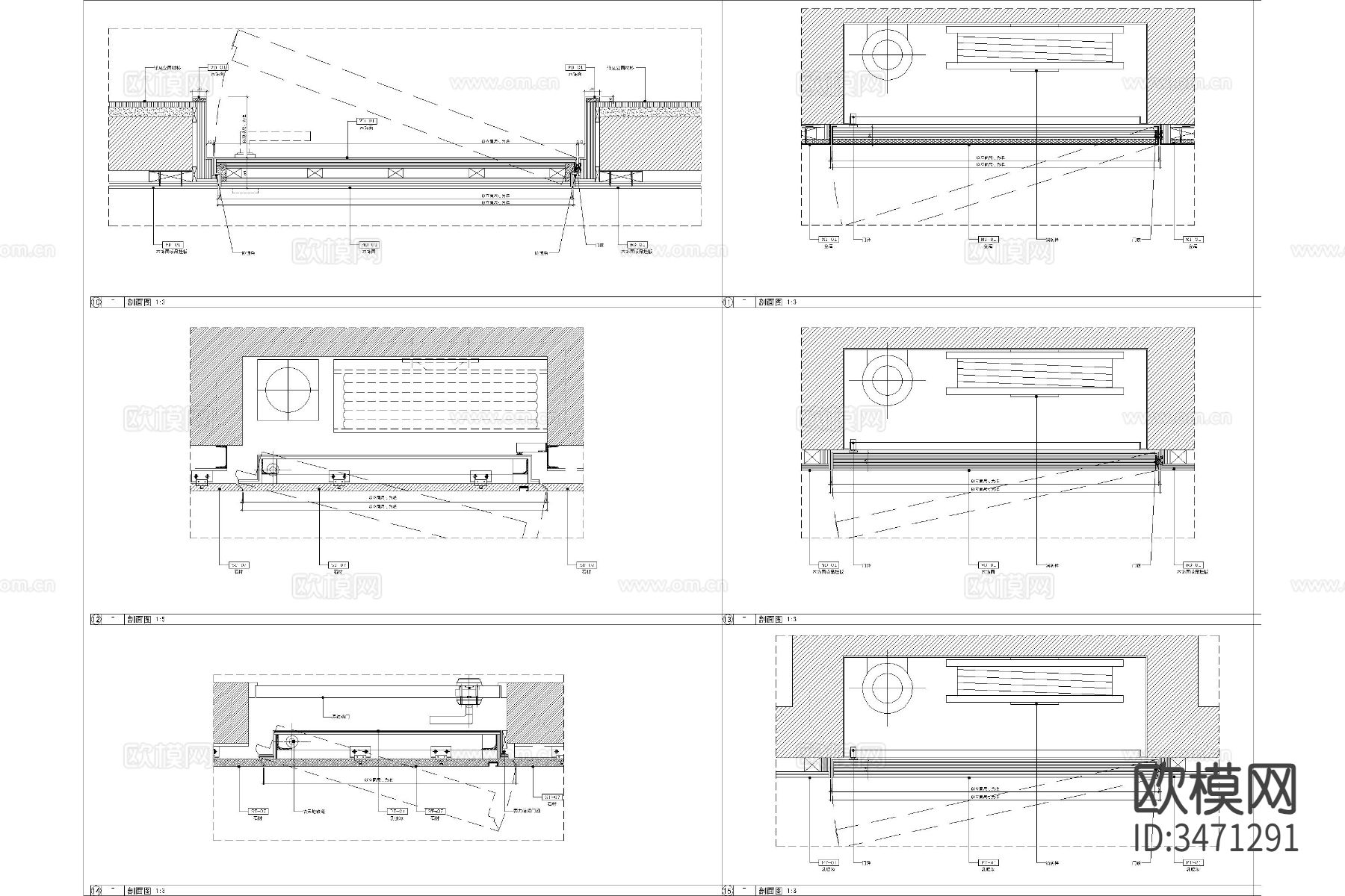 墙角包管点大样图下载（渲染图7）