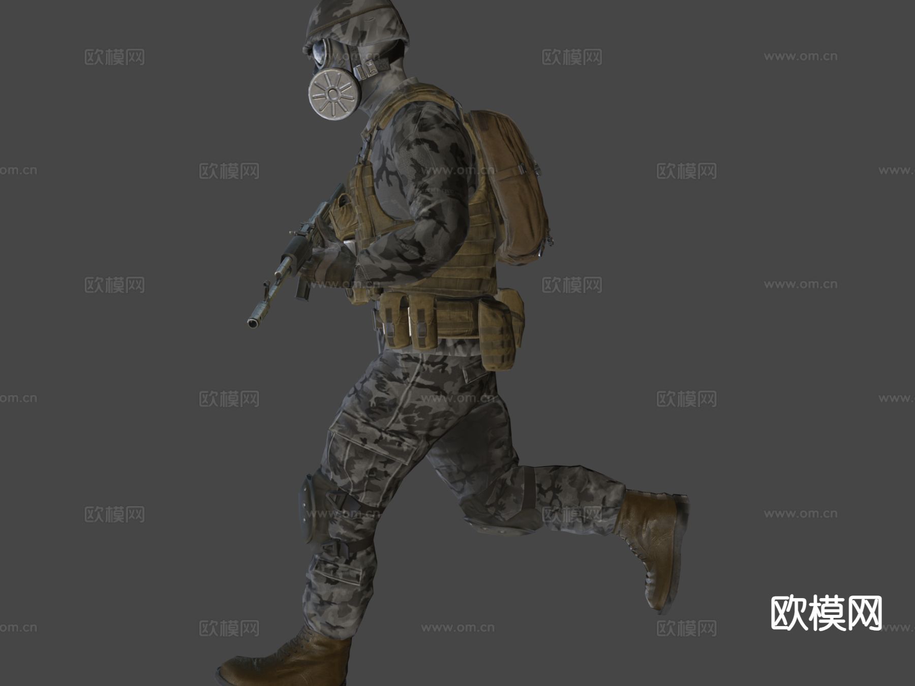 士兵 特种兵3d模型下载（渲染图8）