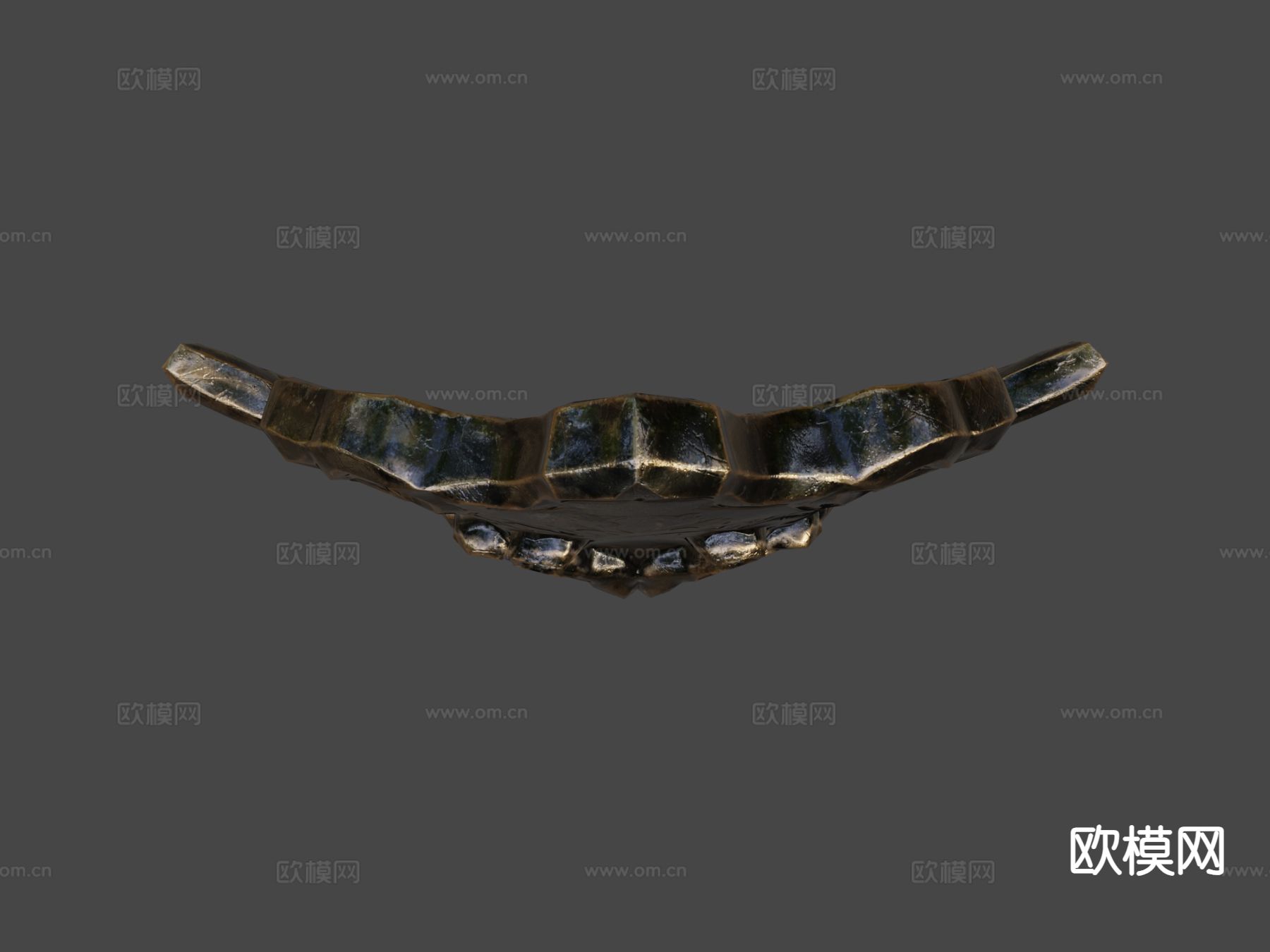 狮盾 盾牌3d模型下载（渲染图2）