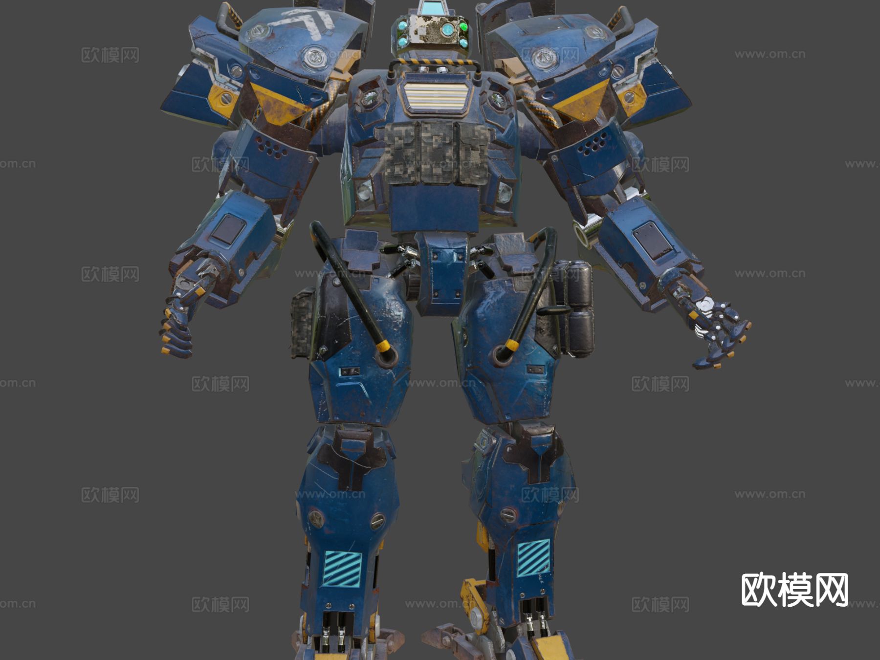 现代机器人3d模型下载（渲染图5）