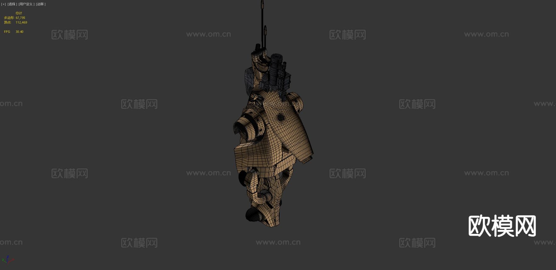 机器人 星球大战3d模型下载（渲染图4）