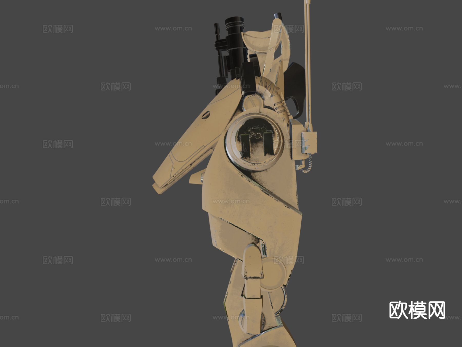 机器人 星球大战3d模型下载（渲染图9）