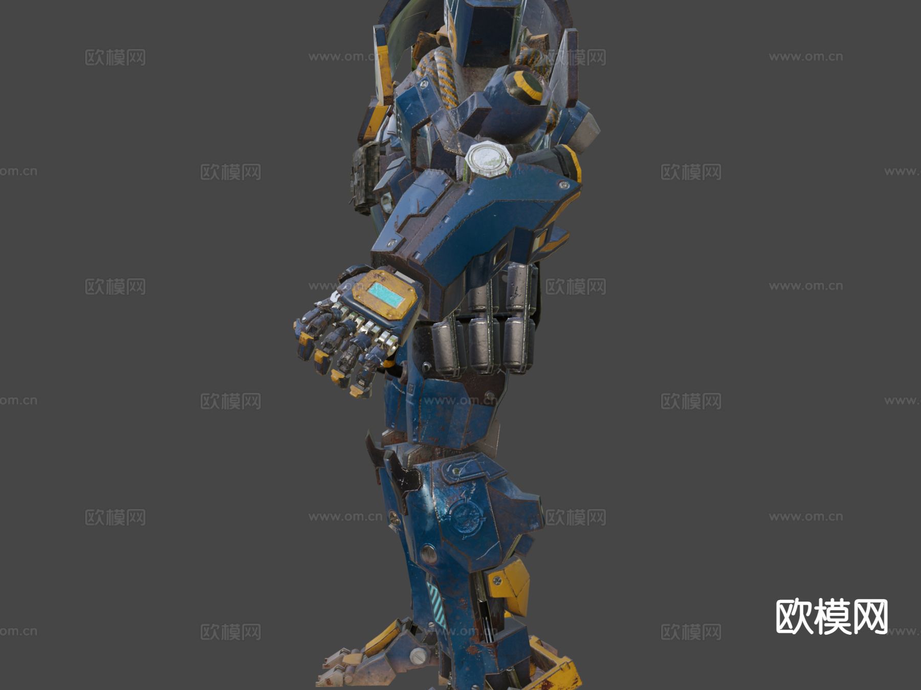 现代机器人3d模型下载（渲染图4）