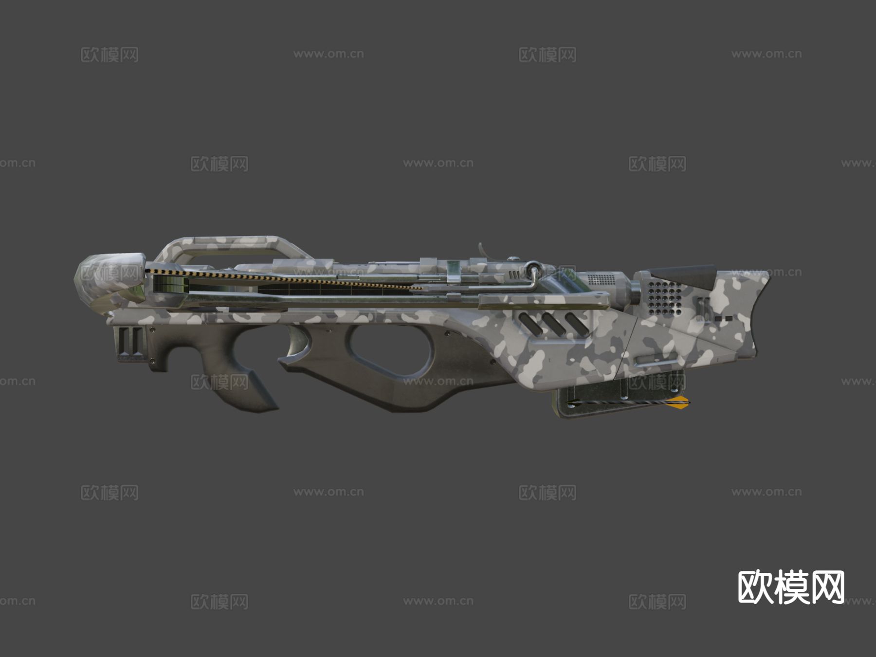 磁弓 游戏装备3d模型下载（渲染图9）