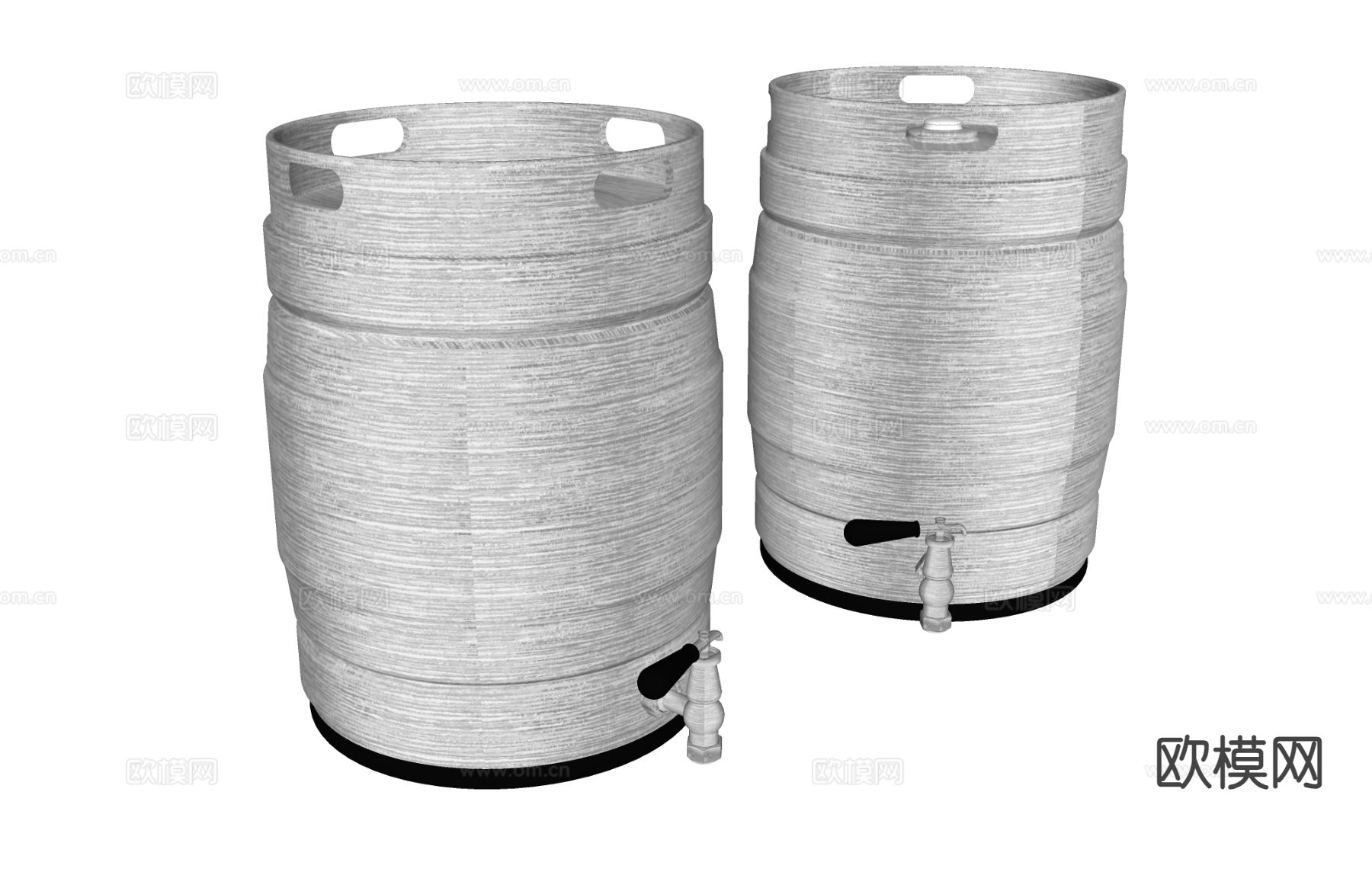 蓄水壶 商业水罐su模型下载（渲染图1）