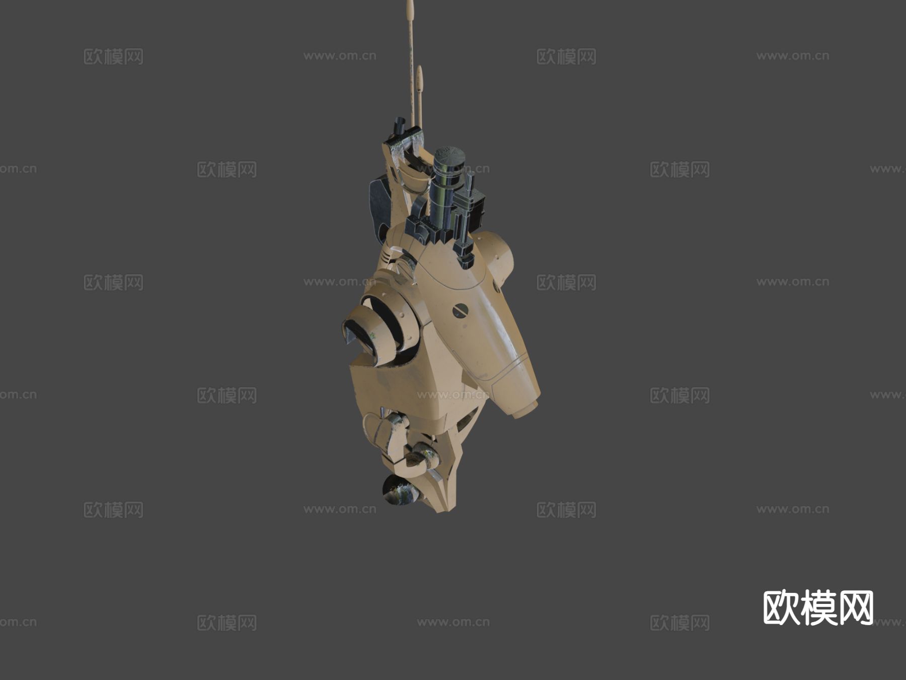 机器人 星球大战3d模型下载（渲染图8）