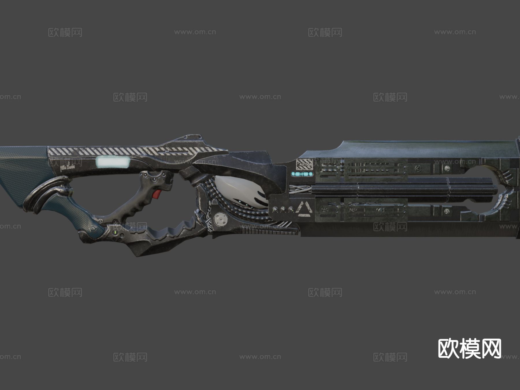 步枪刃 动漫道具3d模型下载（渲染图7）