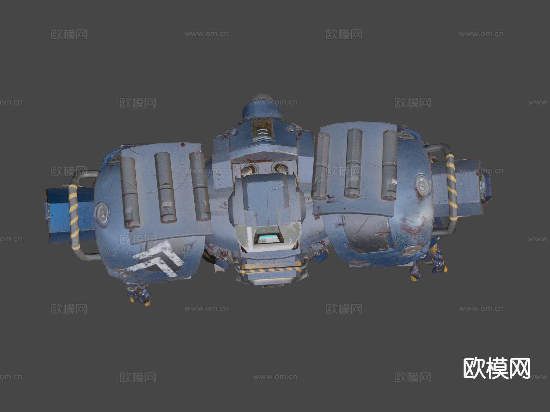 现代机器人3d模型下载（渲染图3）