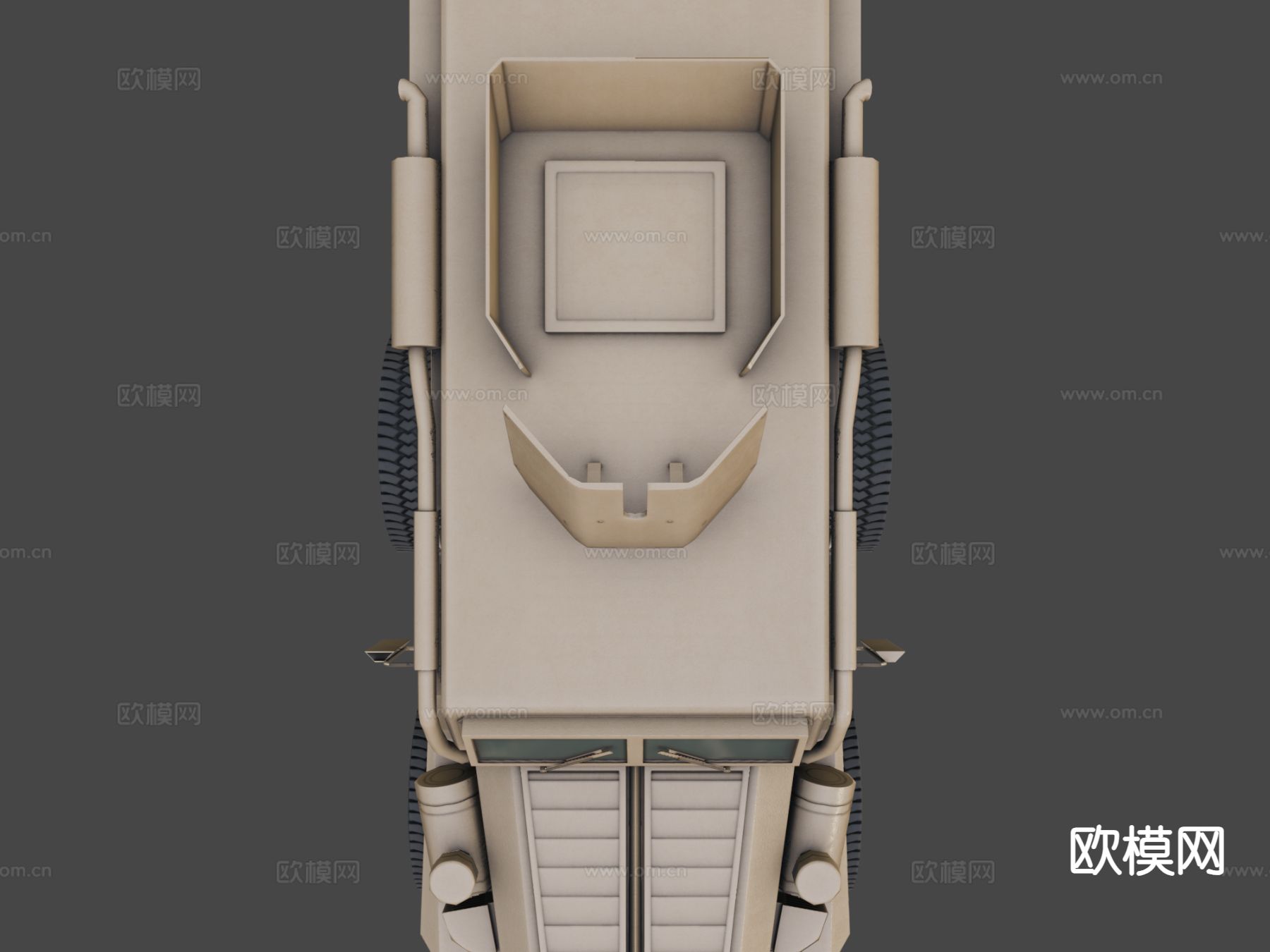 防地雷伏击保护车3d模型下载（渲染图2）