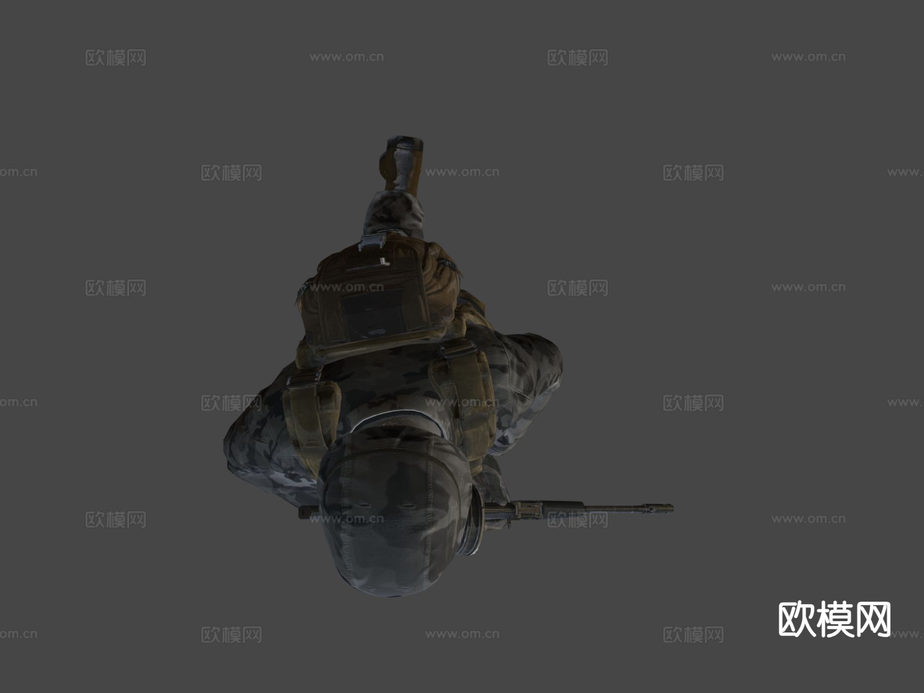 士兵 特种兵3d模型下载（渲染图5）