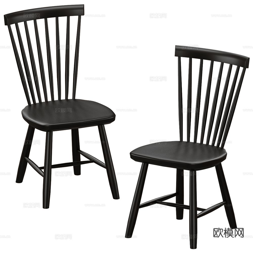 Stolab 北欧椅子 餐椅3d模型下载