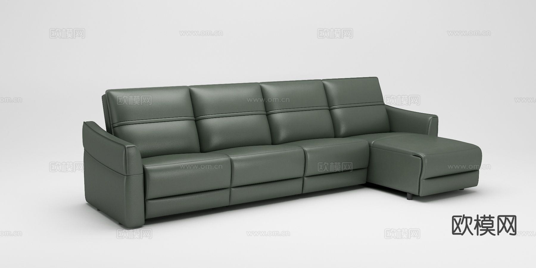 现代多人沙发 转角沙发3d模型下载