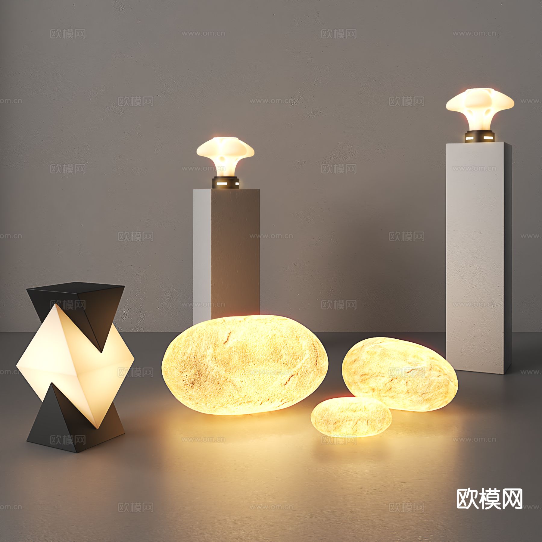 户外灯 花园灯 草坪灯 庭院灯3d模型下载