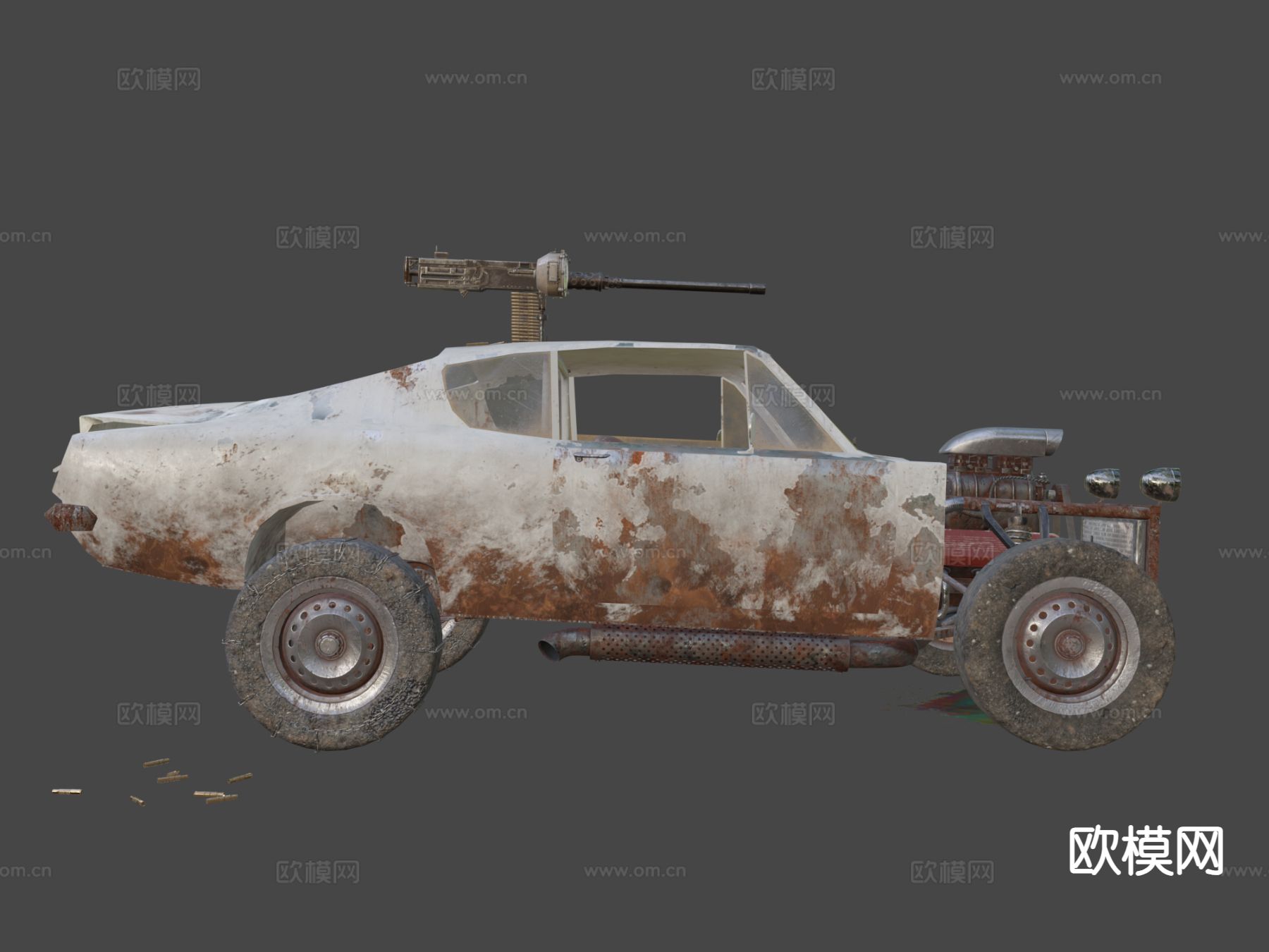 工业风汽车3d模型下载（渲染图5）