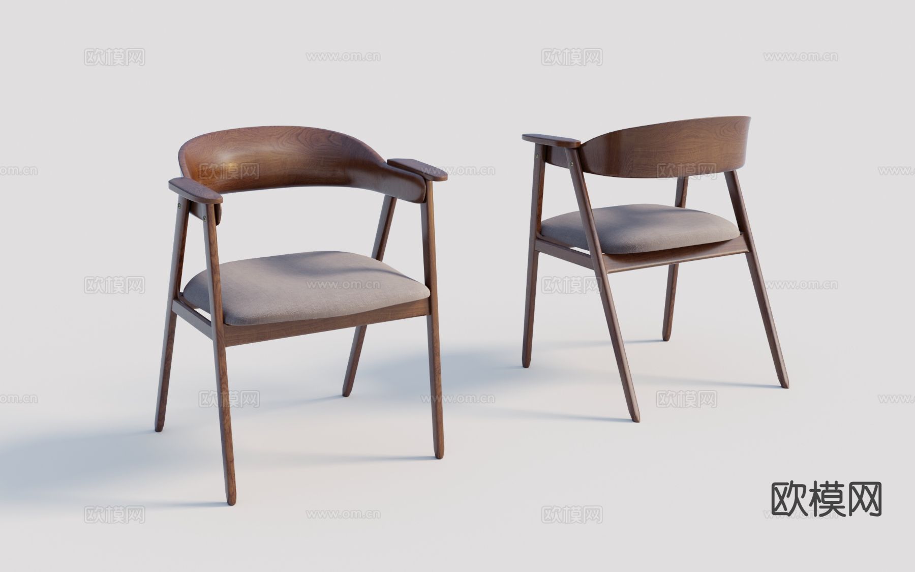 椅子 餐椅3d模型下载