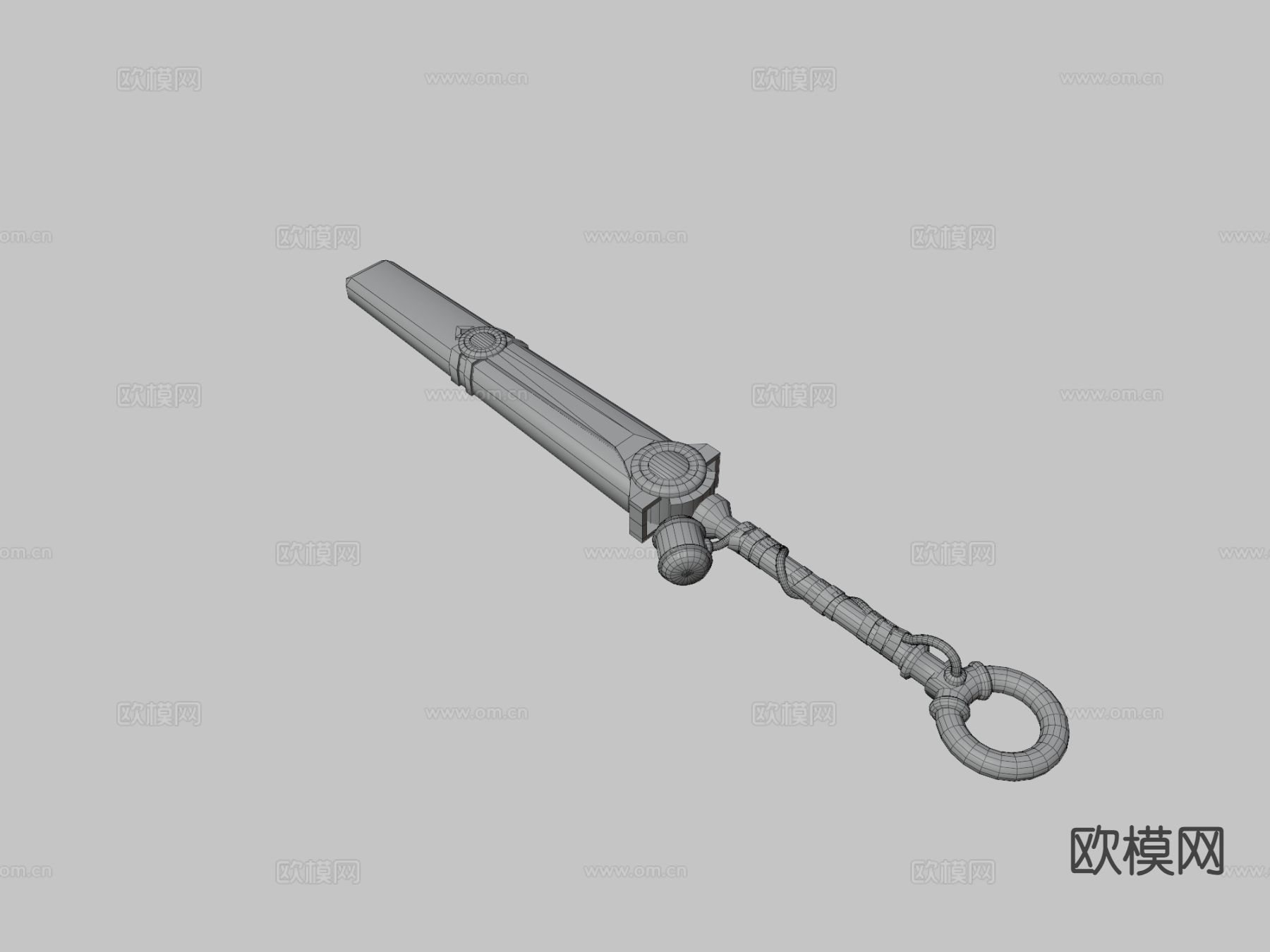英雄联盟 艾克剑3d模型下载（渲染图4）