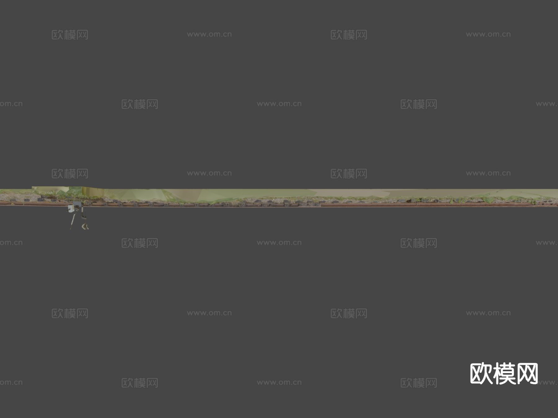 现代铁路设备3d模型下载（渲染图2）