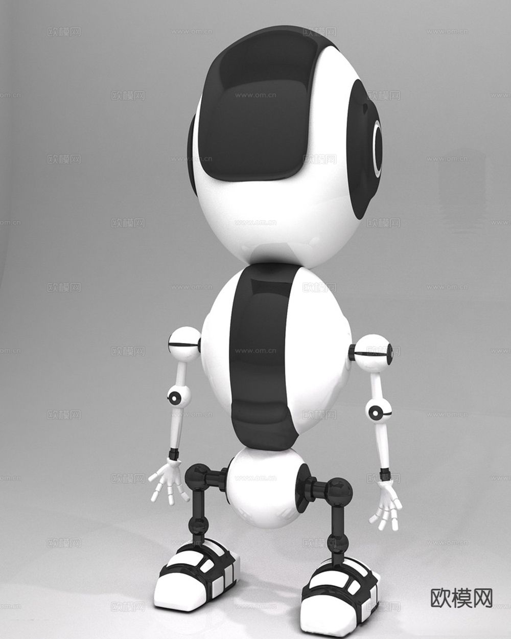 智能机器人3d模型下载