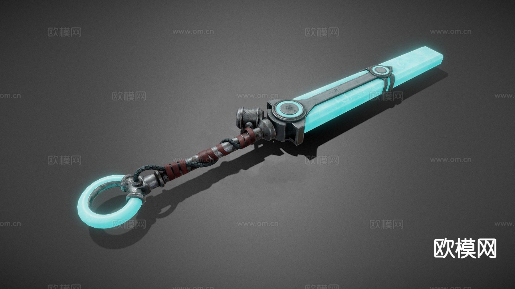 英雄联盟 艾克剑3d模型下载（渲染图2）