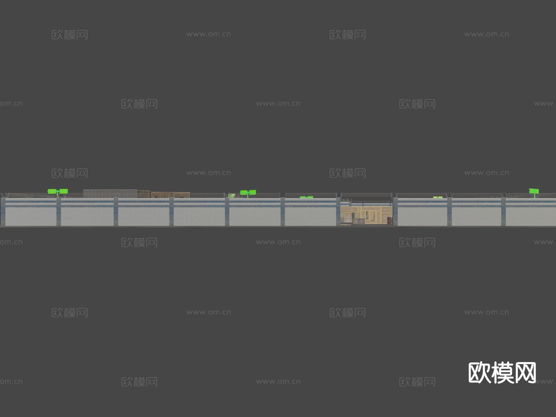 军事基地 综合资产包3d模型下载（渲染图2）