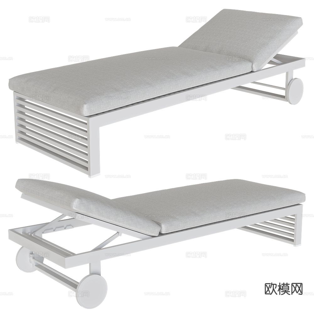 Gandía Blasco 户外躺椅 休闲躺椅3d模型下载