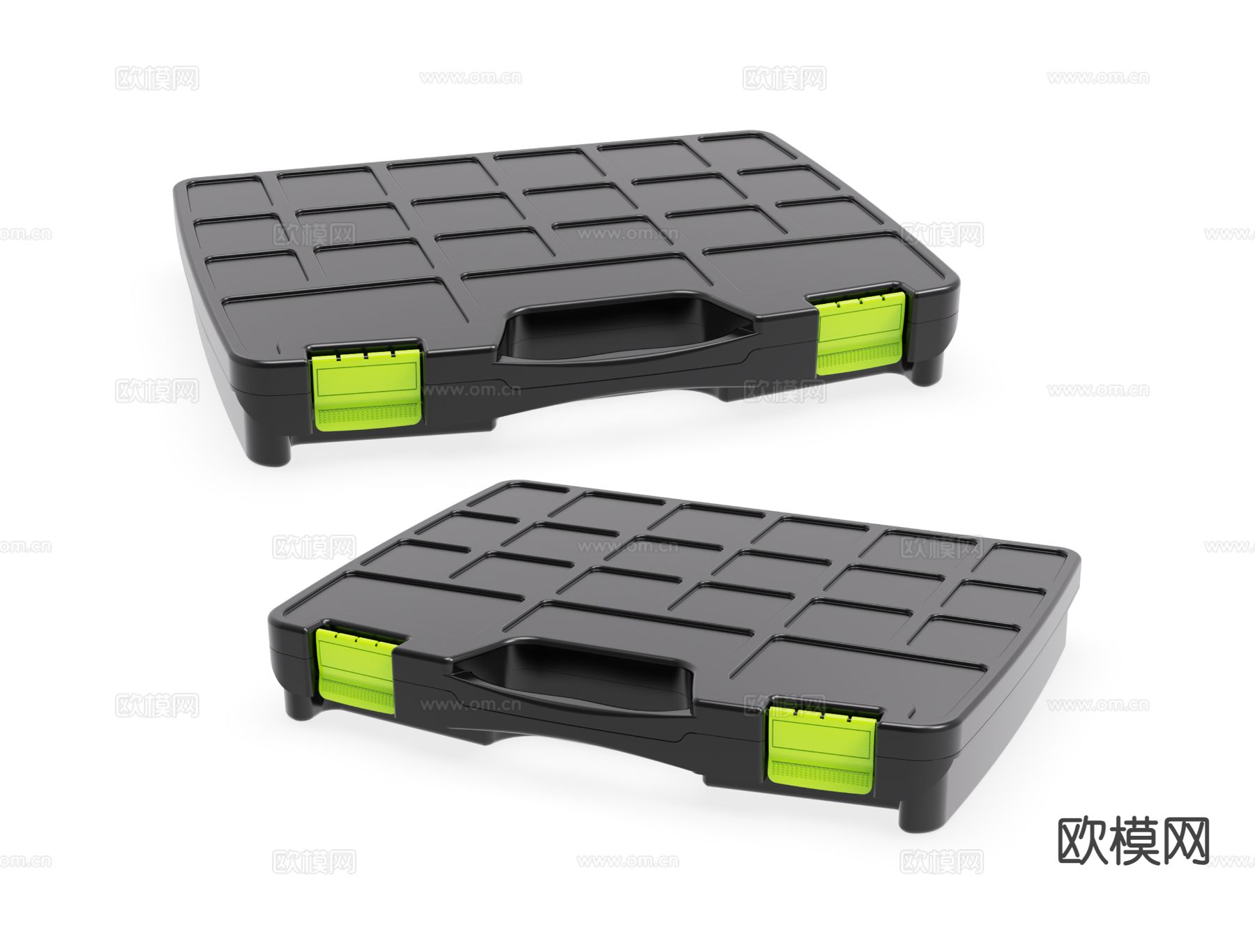 工具收纳箱su模型下载（渲染图2）