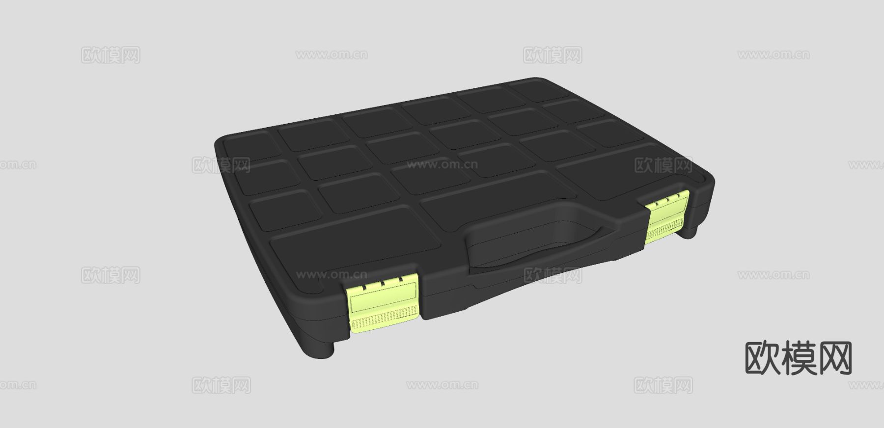 工具收纳箱su模型下载（渲染图1）