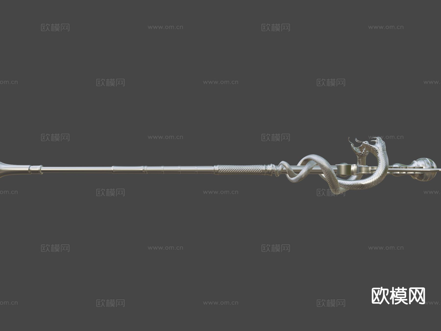卡杜刻斯法杖3d模型下载（渲染图6）