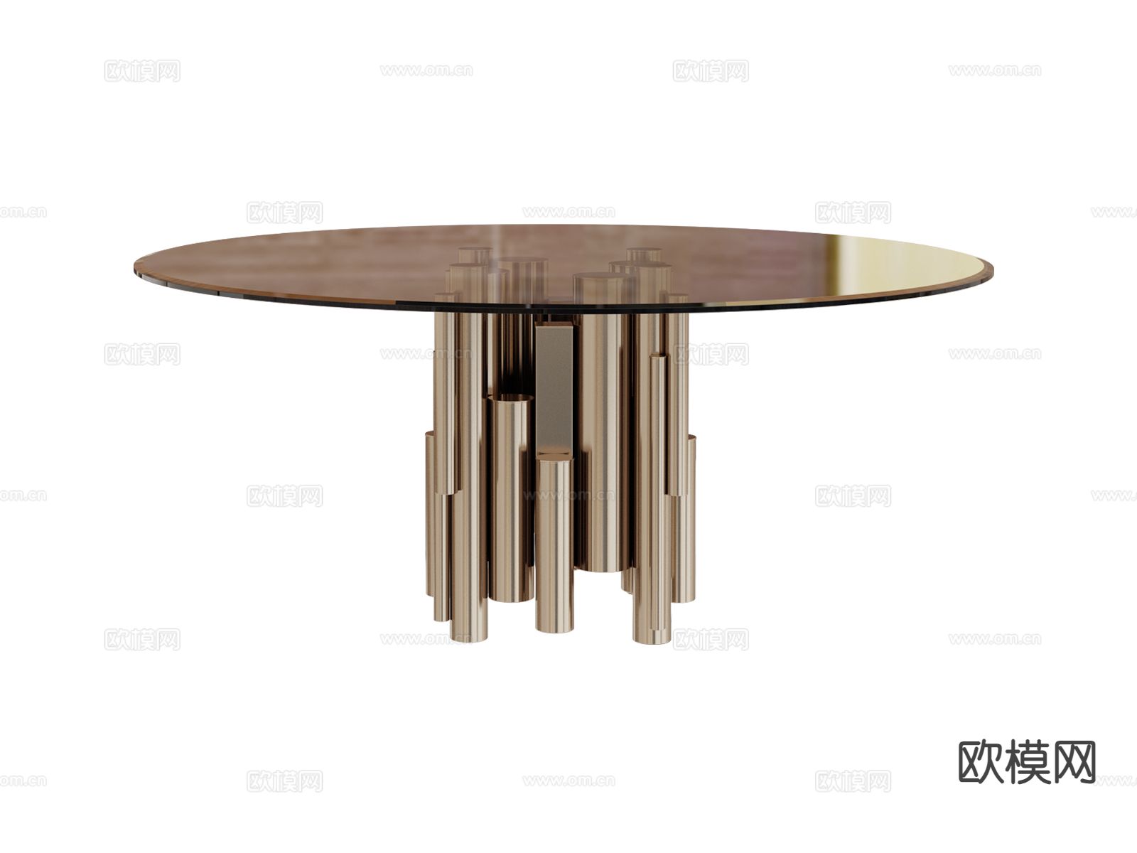 roberto cavalli-Antigua 圆形餐桌3d模型下载（渲染图1）