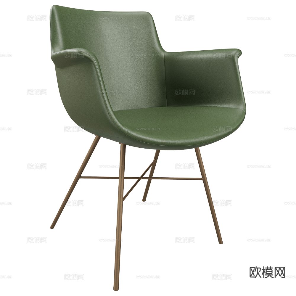 B&T 意式椅子 餐椅3d模型下载