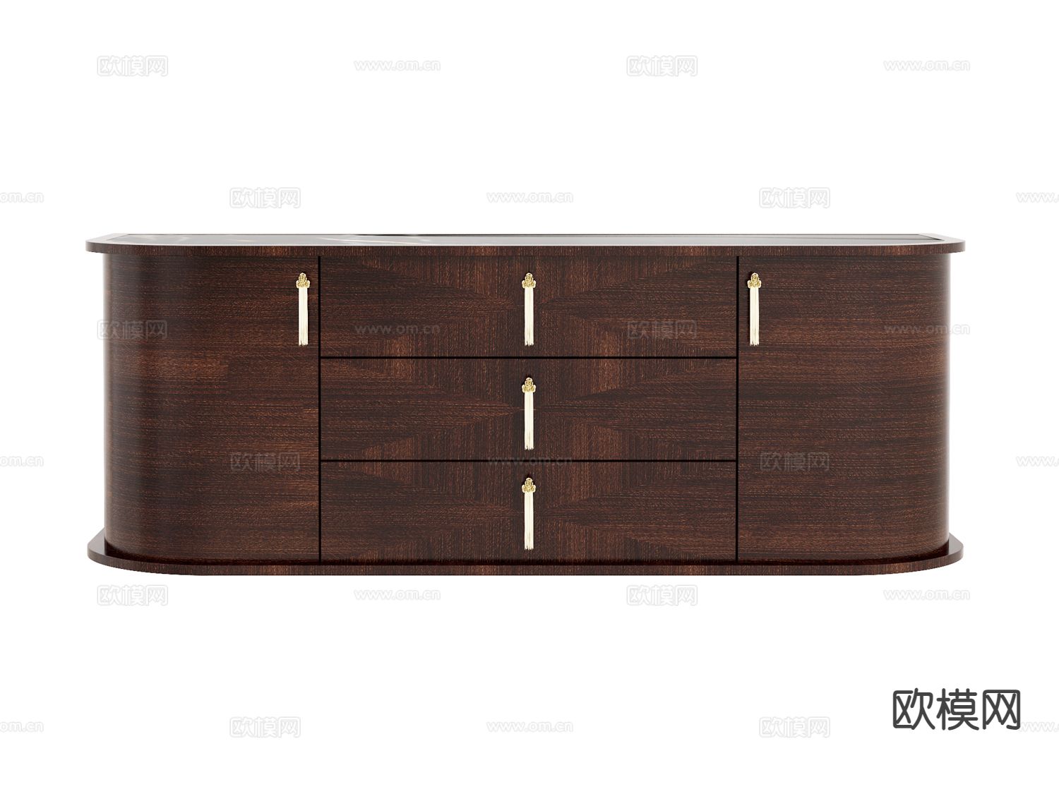 roberto cavalli-Wave- 中古风斗柜 边柜3d模型下载（渲染图1）