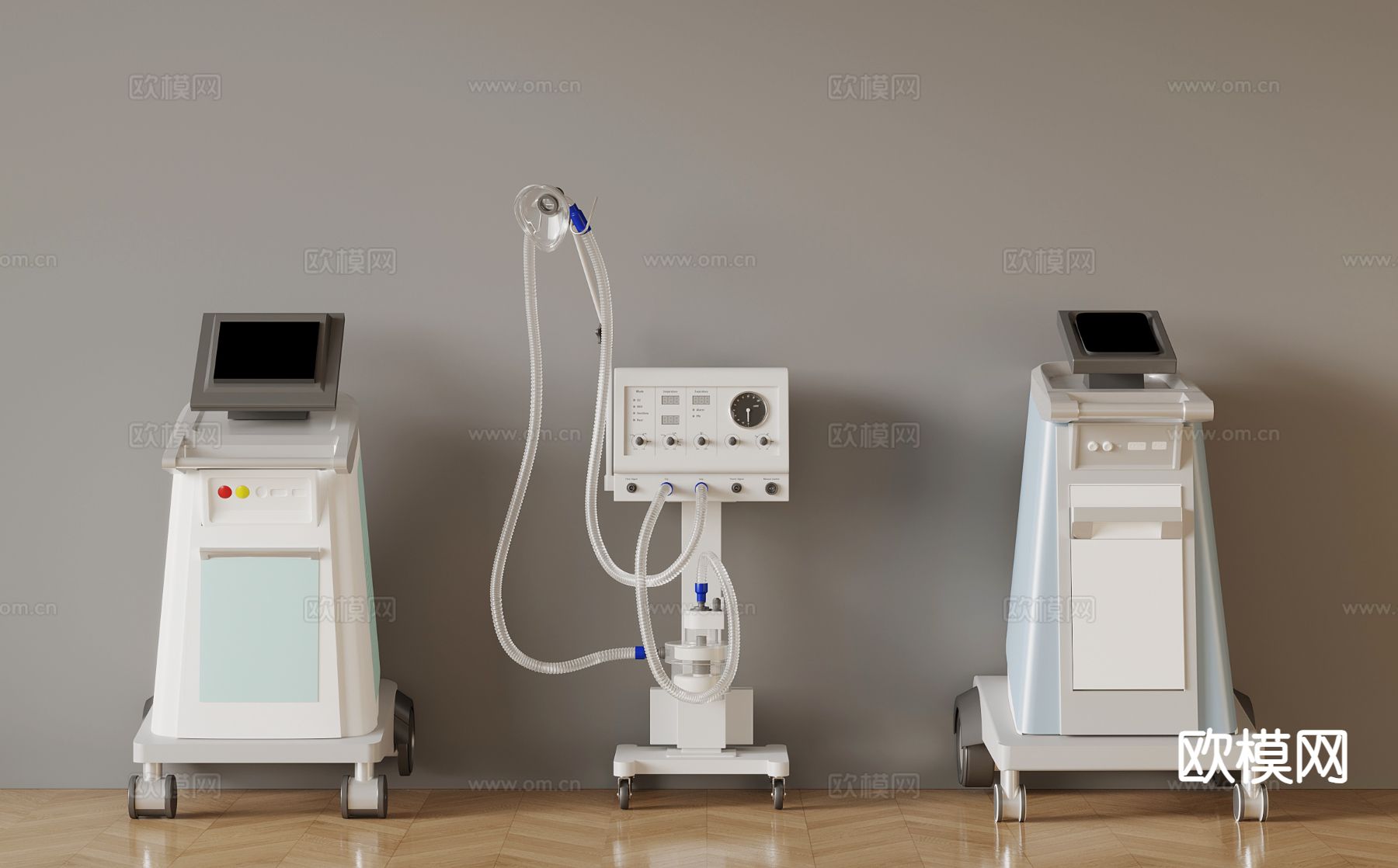现代医疗器械 医疗设备3d模型下载