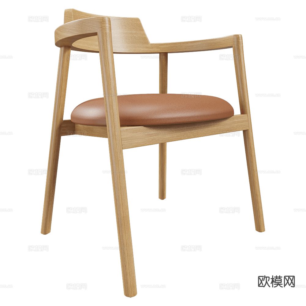 B&T 椅子 餐椅3d模型下载