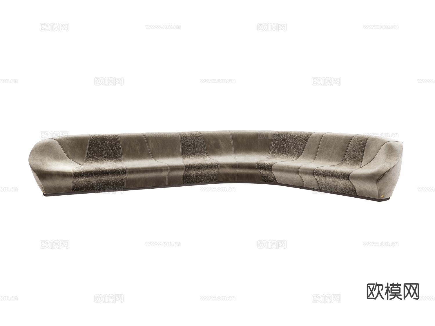 roberto cavalli-Nassau- 异形沙发 弧形沙发3d模型下载（渲染图1）