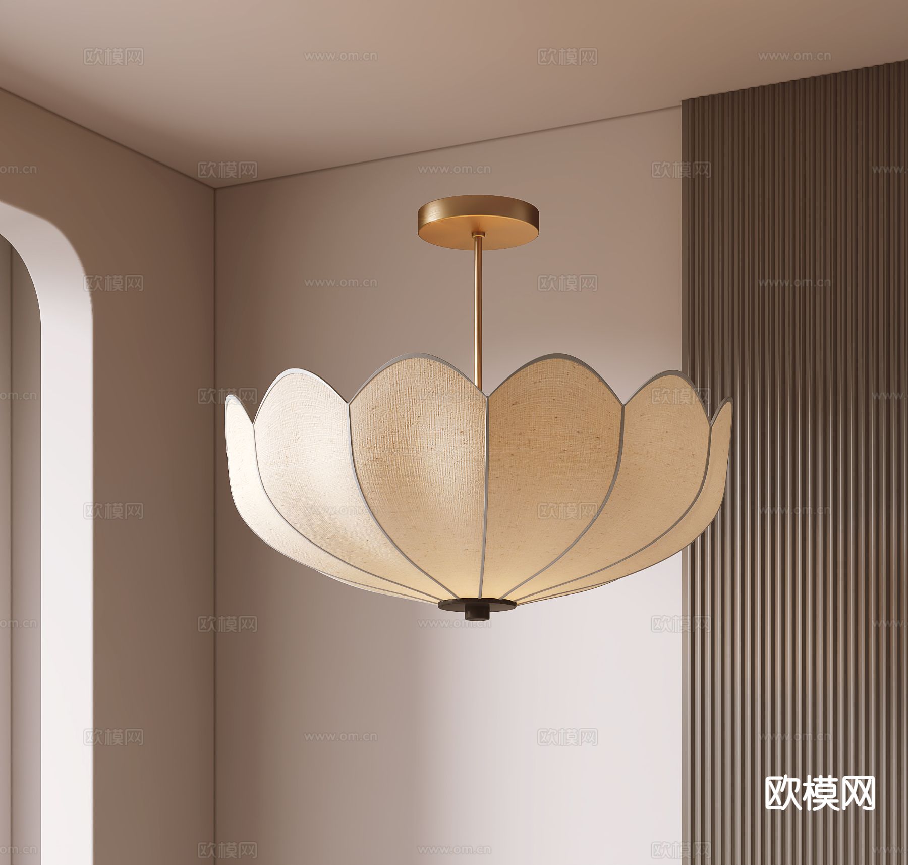 法式吊灯 大厅吊灯3d模型下载