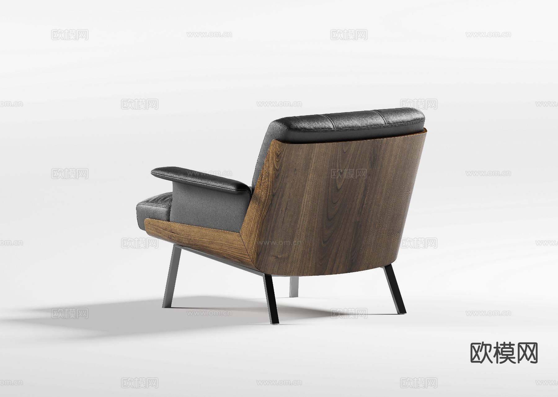 意式单人沙发su模型下载（渲染图3）