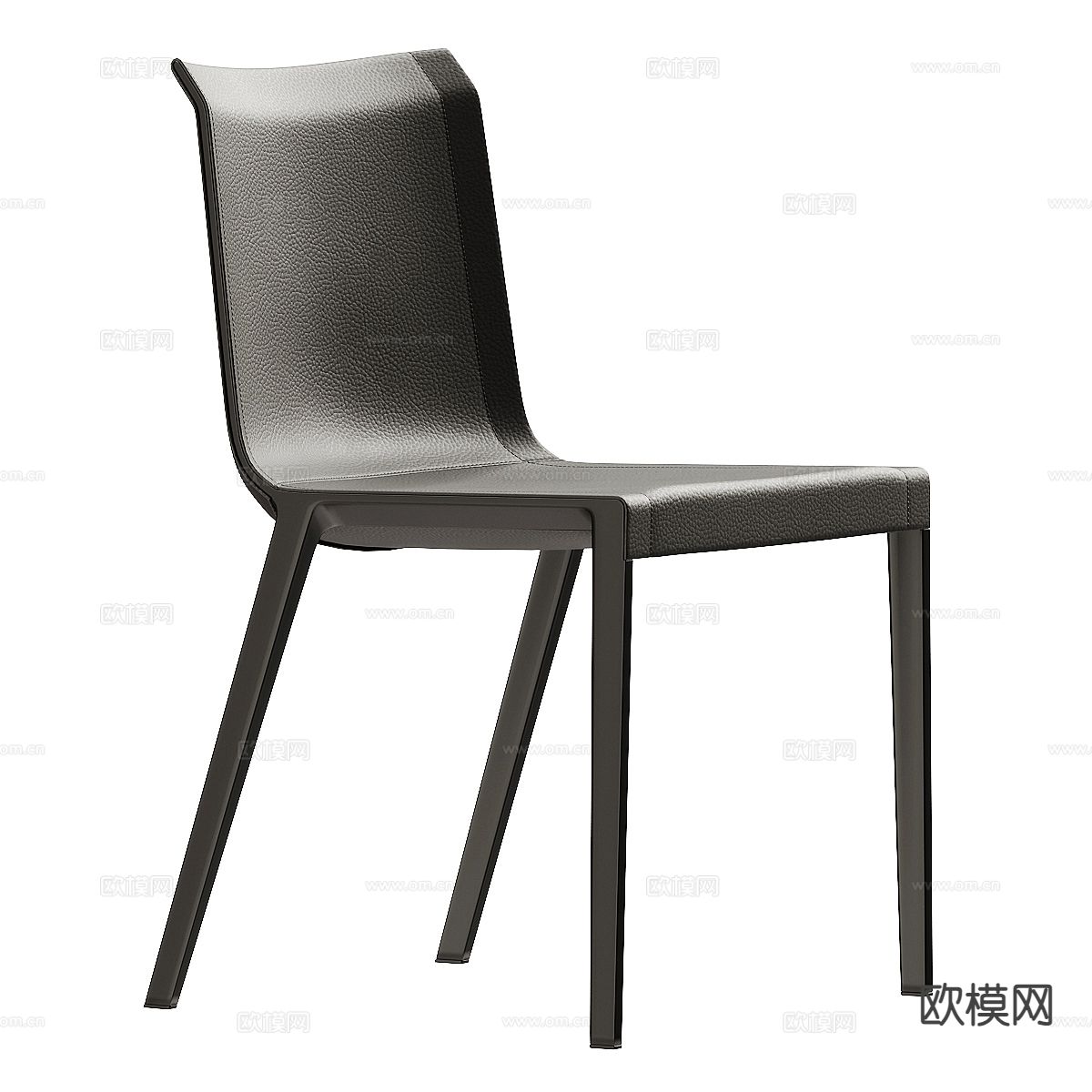 B&B Italia Charlotte 意式椅子 餐椅3d模型下载（渲染图4）