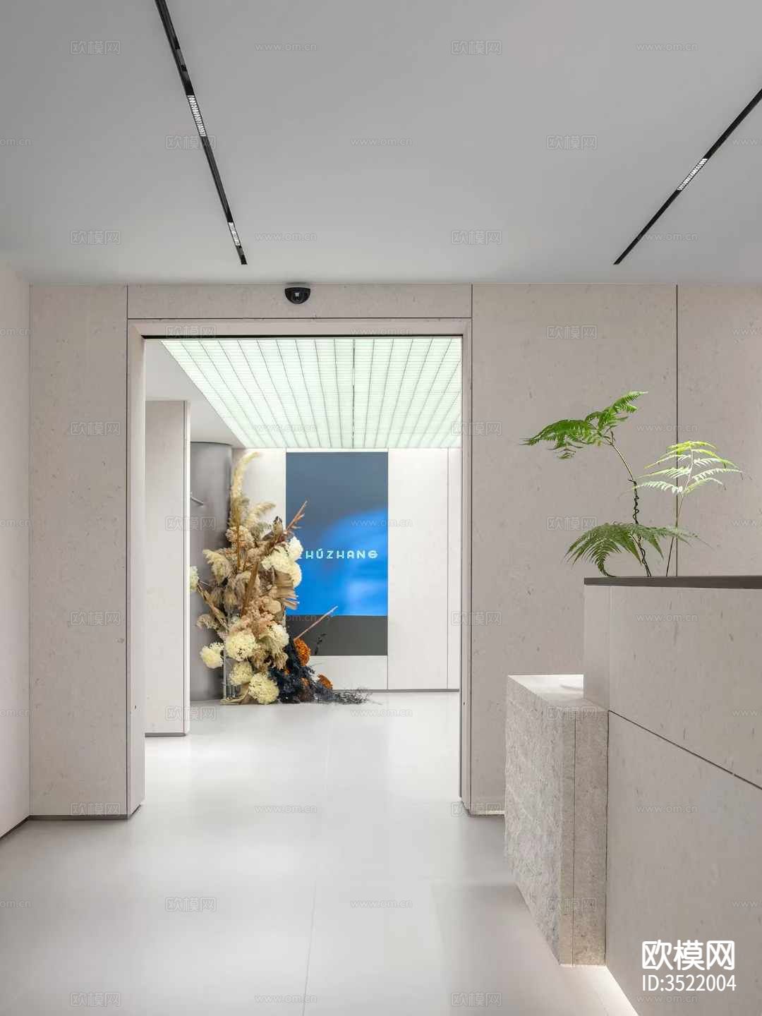 现代服装展厅效果图下载（渲染图2）