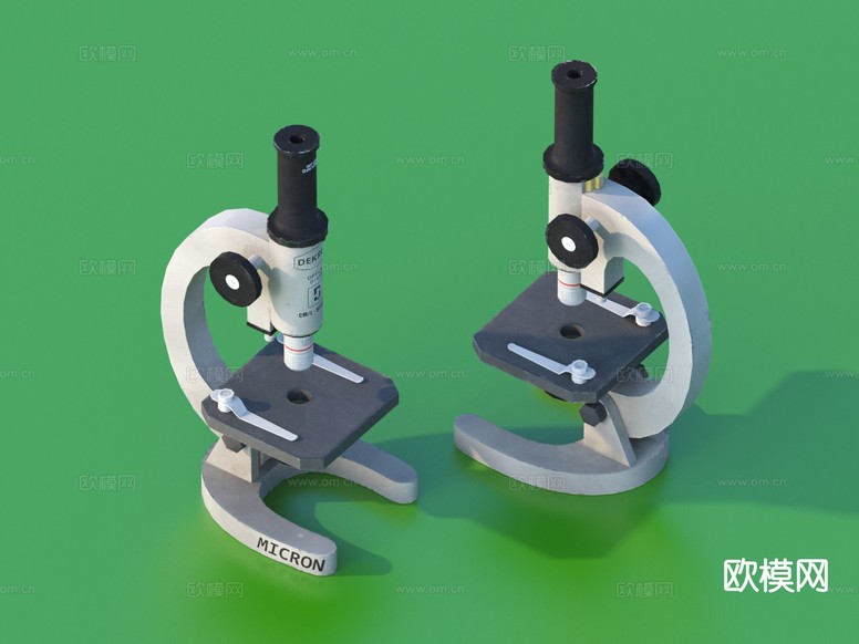 显微镜 器材 实验设备3d模型下载