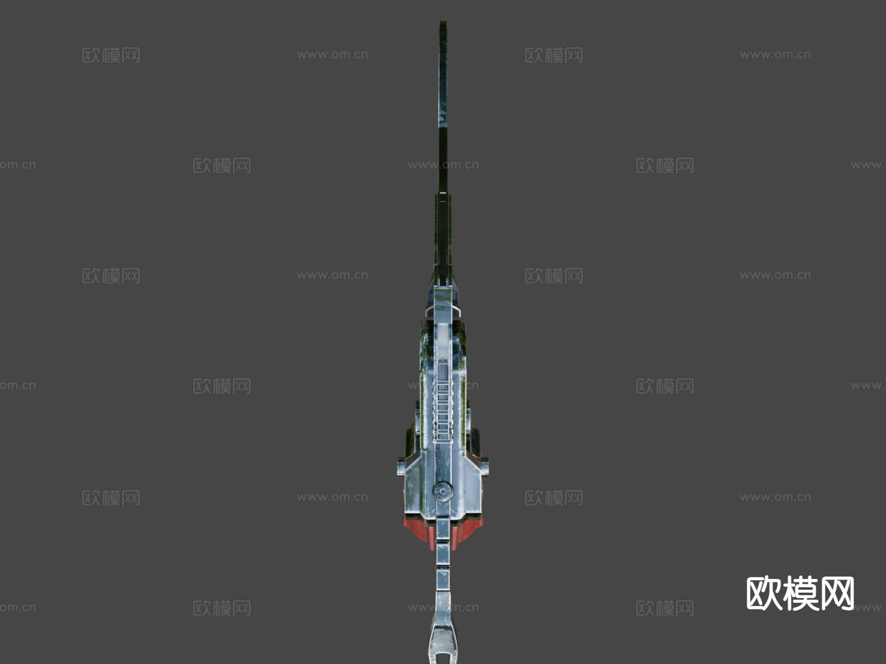 动漫道具 游戏道具 冰镐3d模型下载（渲染图5）