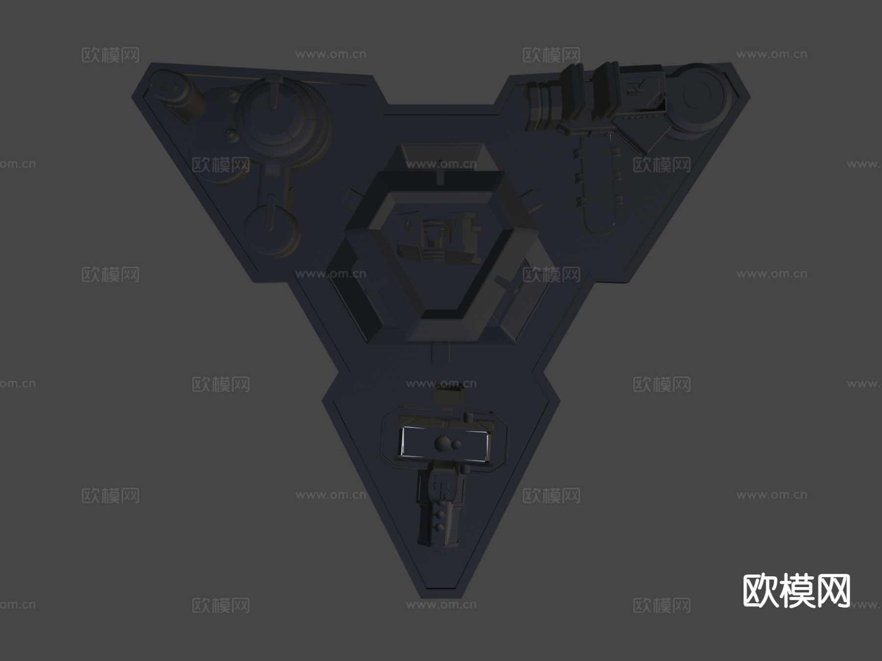动漫基地 科幻基地 地平线3d模型下载（渲染图8）