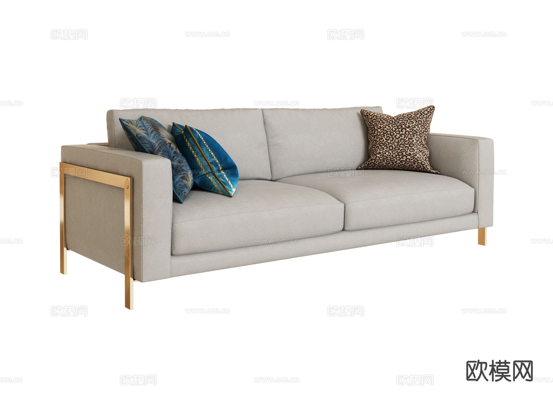 roberto cavalli Manhattan双人沙发3d模型下载（渲染图1）