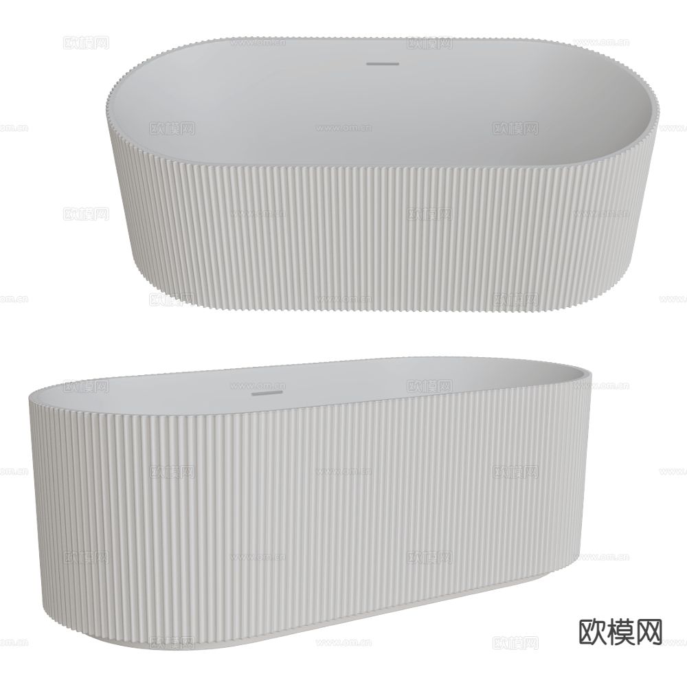 ABBER 浴缸3d模型下载（渲染图1）