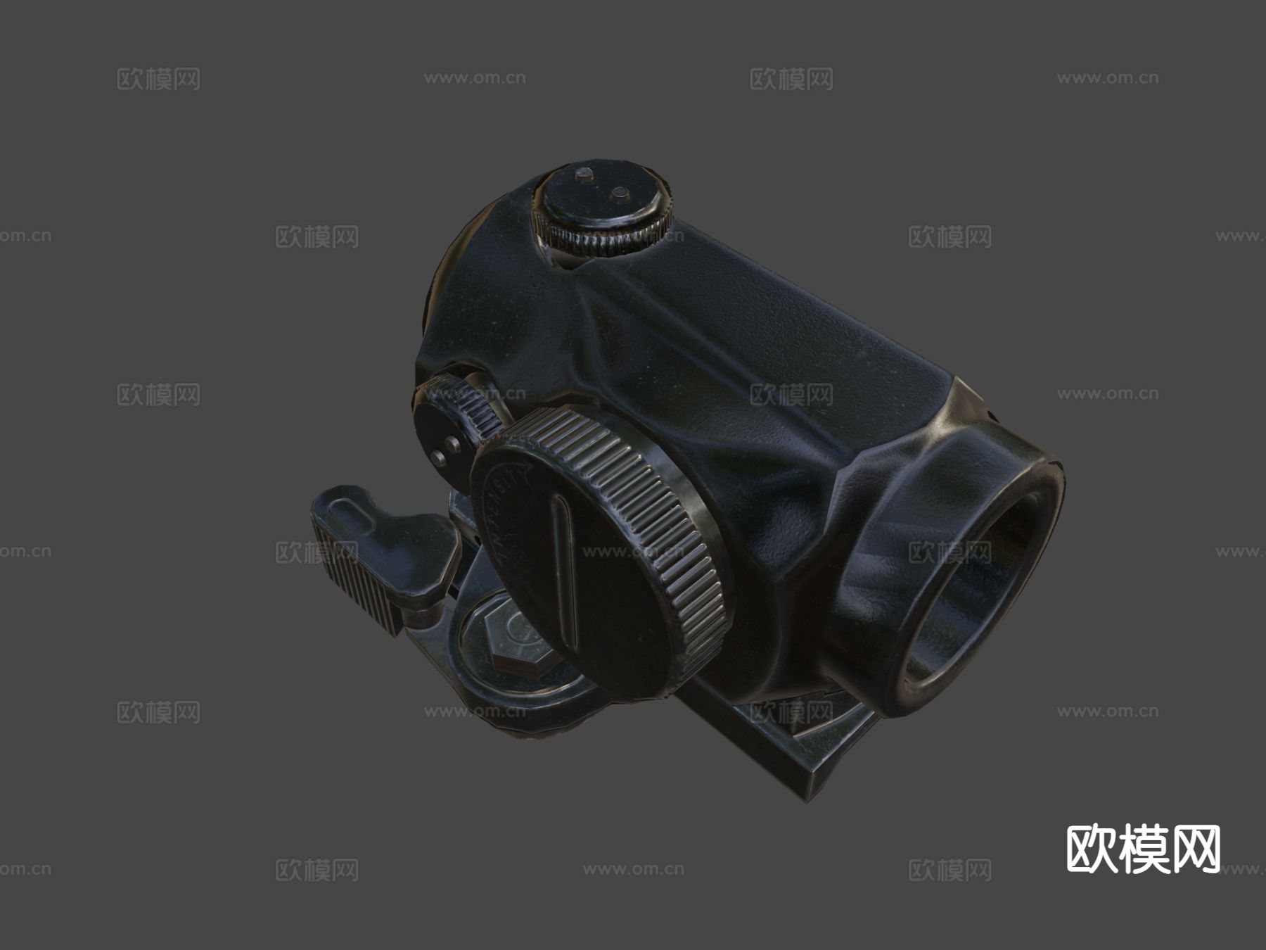 微型瞄准镜 倍镜3d模型下载（渲染图7）