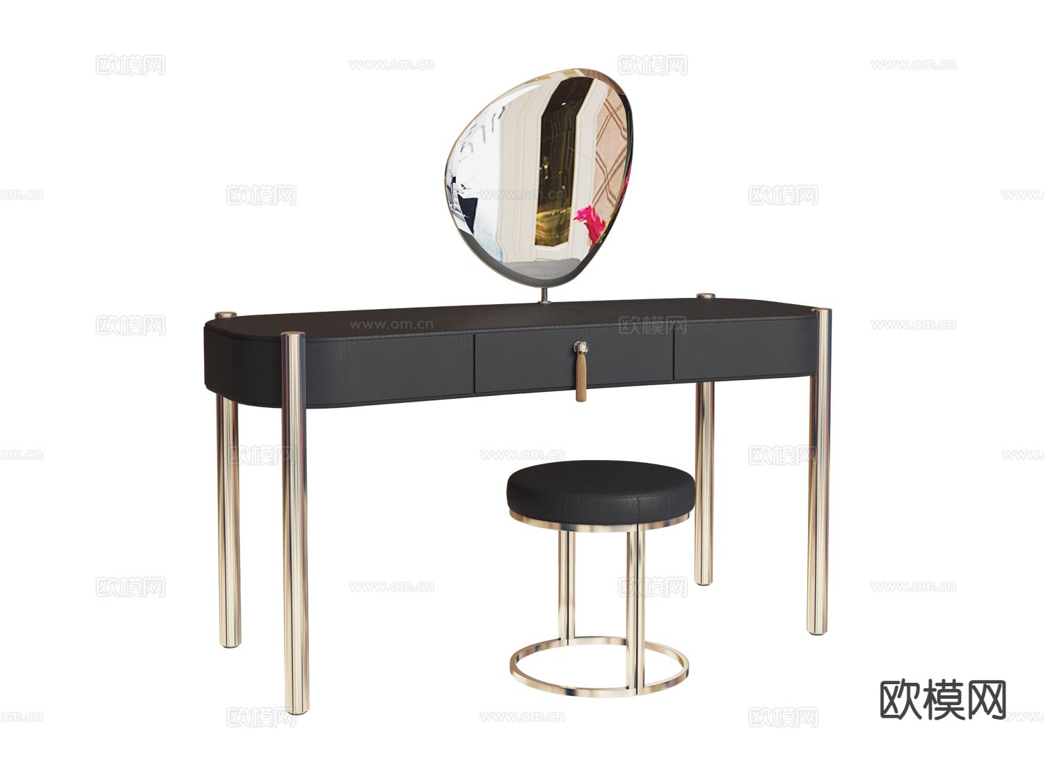 roberto cavalli Trinidad 梳妆台3d模型下载（渲染图1）