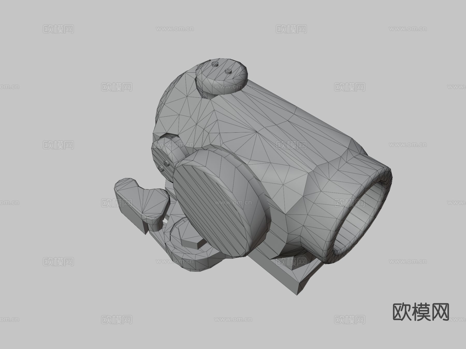 微型瞄准镜 倍镜3d模型下载（渲染图2）