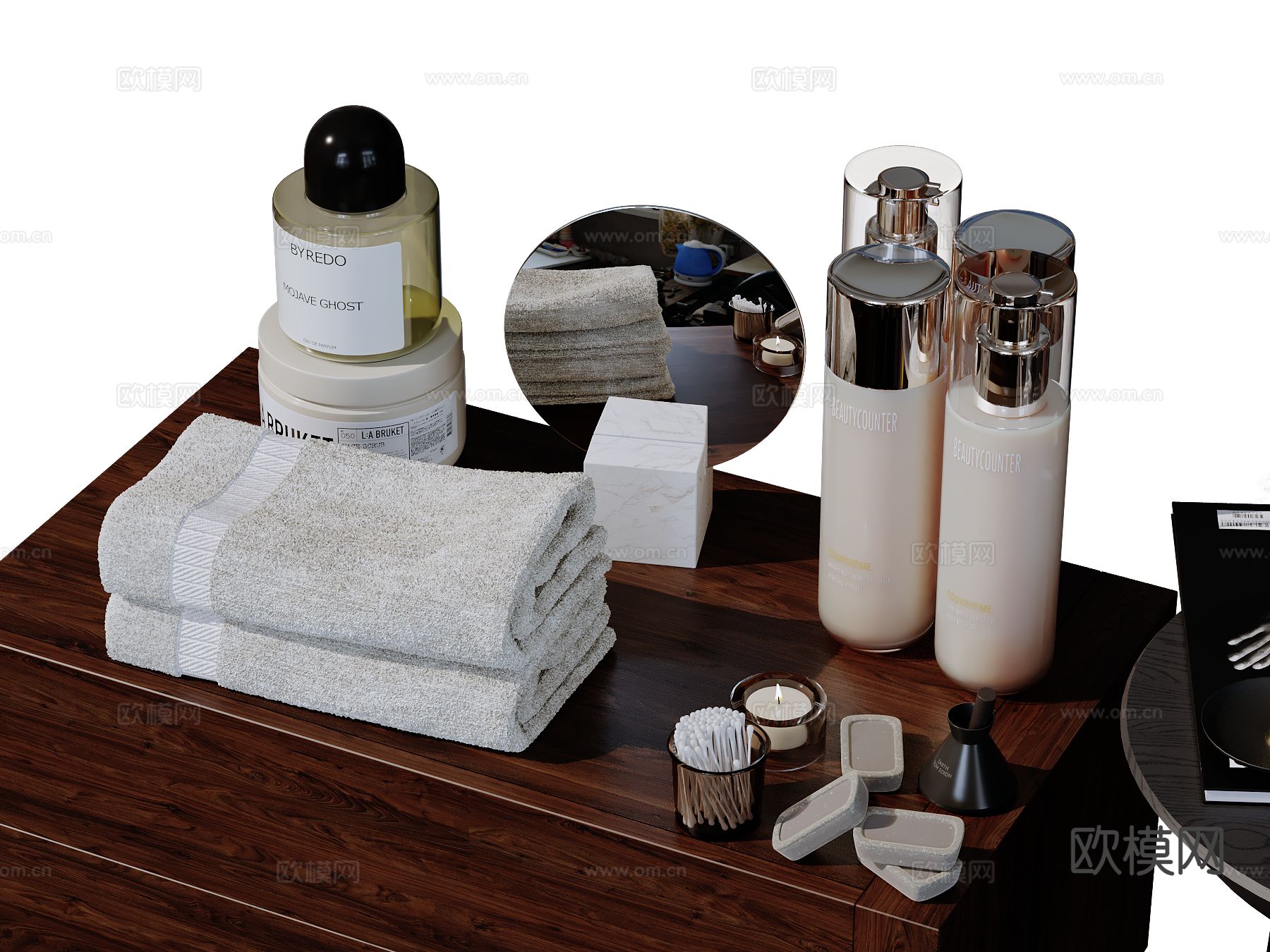 现代卫浴摆件 洗漱用品 洗涤用品3d模型下载