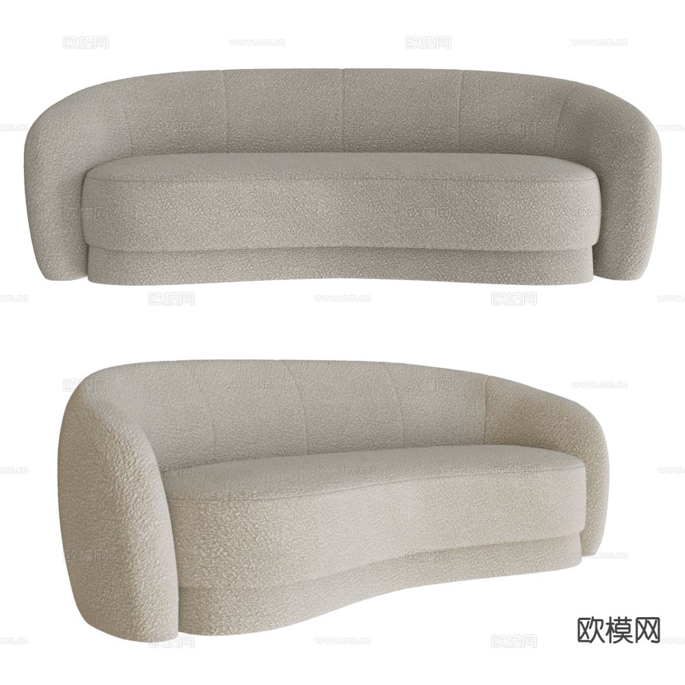 Masterfabrik 弧形沙发3d模型下载