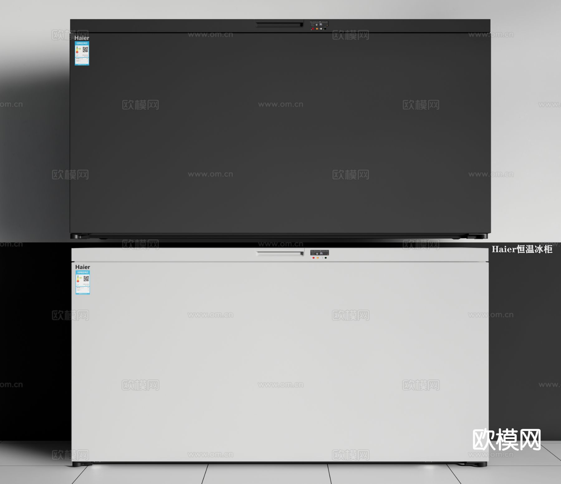 冰柜冷藏柜 保鲜柜 恒温冰箱su模型下载（渲染图2）